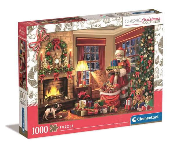 Christmas Santa's Gift 1000-bitars Clementoni pussel