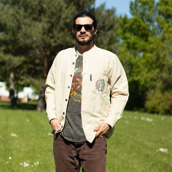 Nomad Sari Kathmandu Skjorta - stenfärgad XL