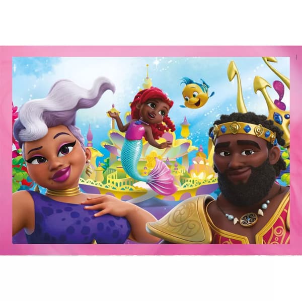 Disney Prinsessor Junior Ariel 4-i-1 pussel Clementoni