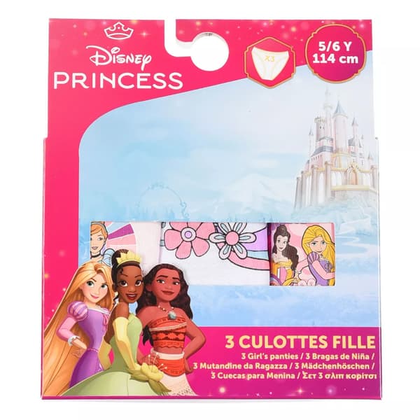Disney Prinsessor Trosor Barn 3-pack 128 cm