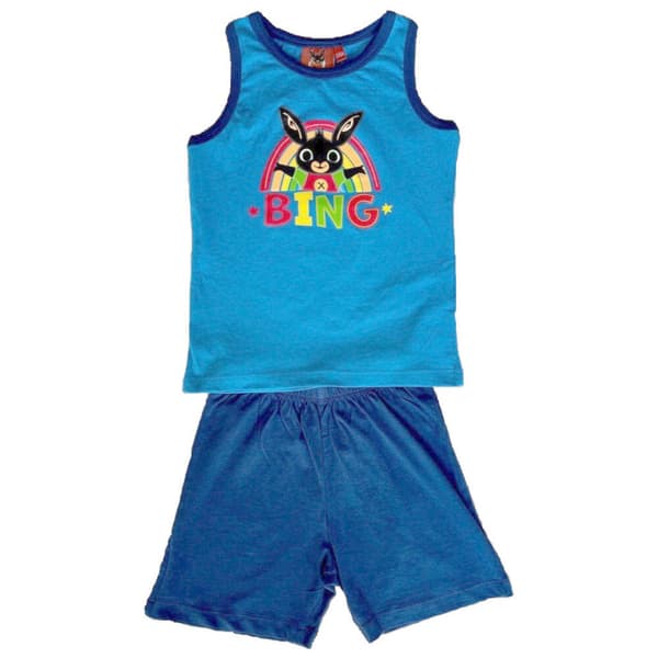 Bing Pyjamas Barn 104–110 cm – Kort Pyjamas i 100% Bomull 110 cm