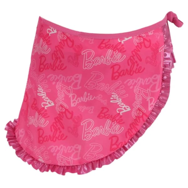 Barbie Style barnbaddräkt och sarong set 128 cm