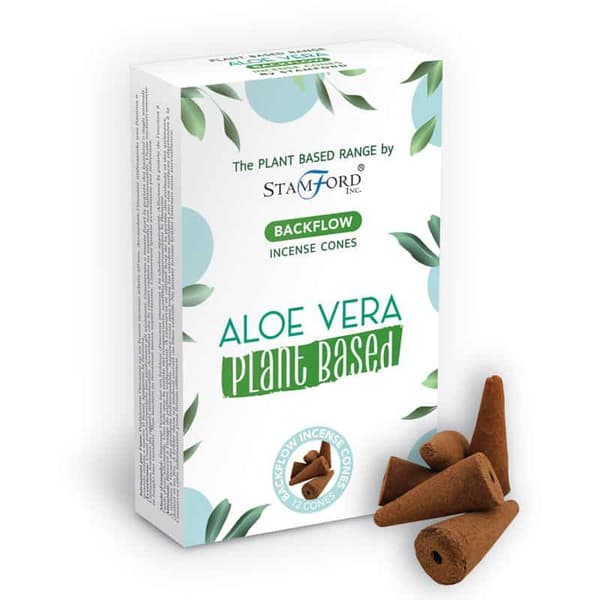 Backflow rökelsekoner Aloe Vera Stamford