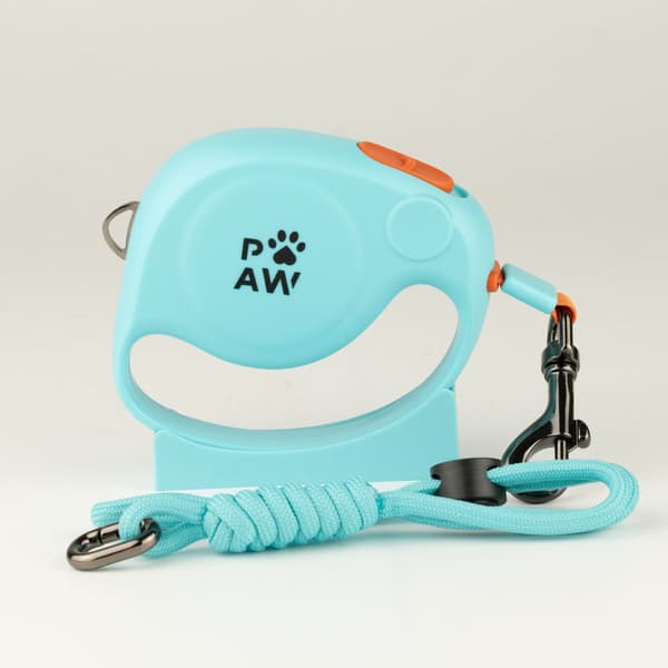 Paw Rullkoppel - Elefantrem - Blå - 2m