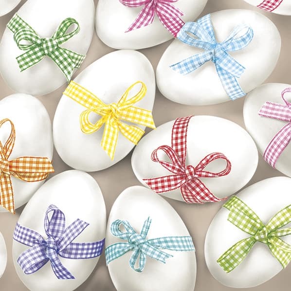 Påskservett Easter Ribbon 20 st 33x33 cm