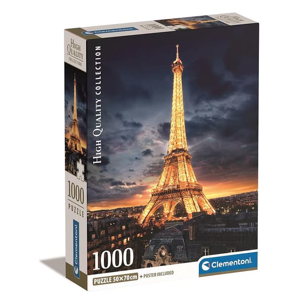 Cities Tour Paris 1000 bitars pussel Clementoni