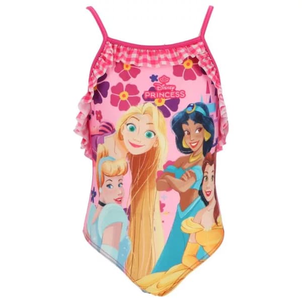 Disney Princess rutmönstrad baddräkt för barn, 116 cm