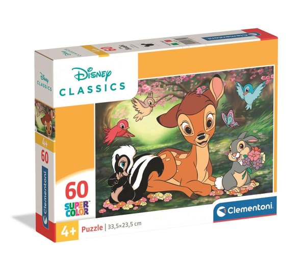 Disney Bambi Skogs Vänner 60-bitars Clementoni pussel