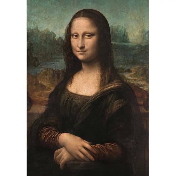 Art Mona Lisa 1000 bitars kompakt pussel Clementoni