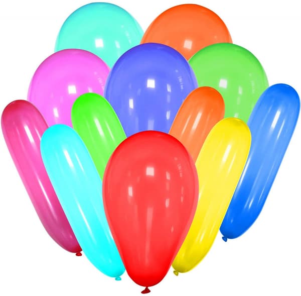 Färgade ballonger, 30 st