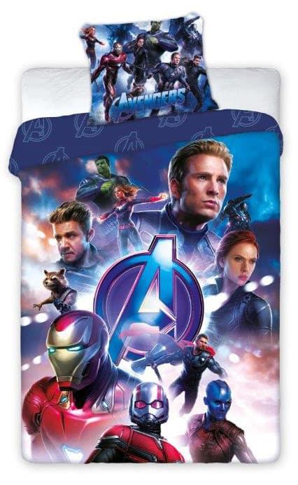 Avengers påslakanset 140x200 cm, 70x90 cm