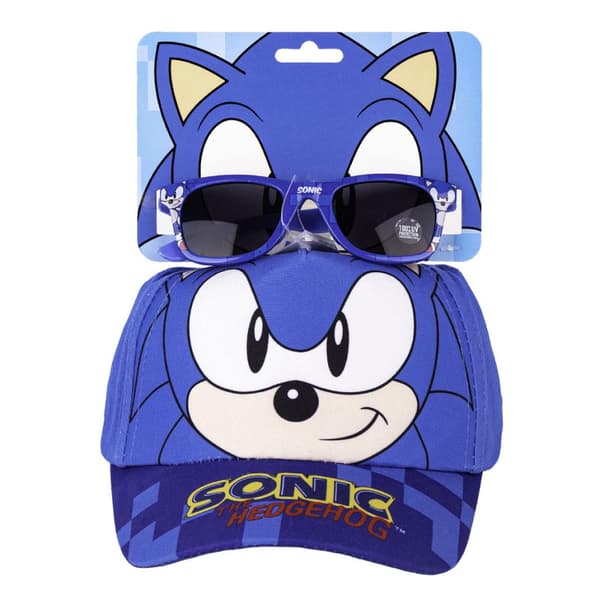 Sonic the Hedgehog solglasögon och keps set