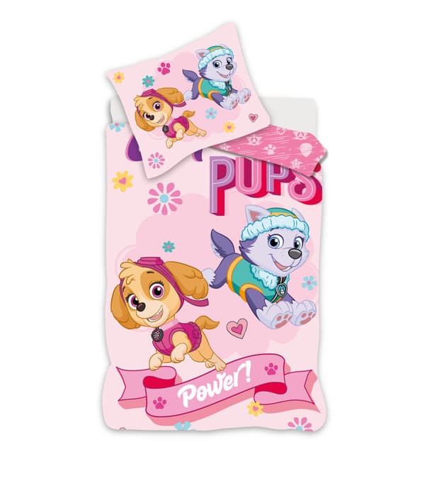 Paw Patrol Teamwork Barnbäddset 100x135 cm, 40x60 cm