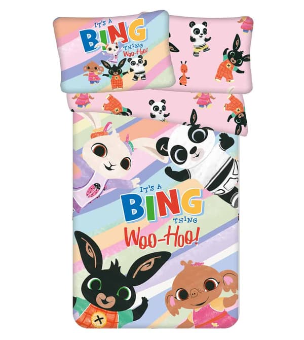 Bing It's a Thing barnbäddset 100×135 cm, 40×60 cm