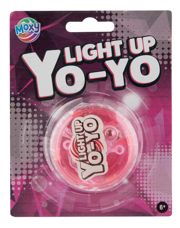 Colour Moxy Rosa Yo-Yo med ljus