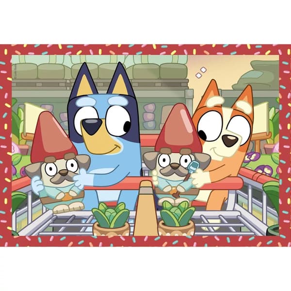 Bluey 4-i-1 Pussel Clementoni 12-24 bitar