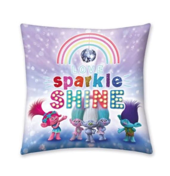 Trolls Sparkle dekorativ kudde 40x40 cm
