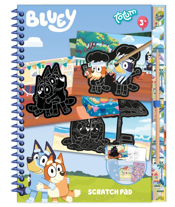 Bluey skrapkonstset och aktivitetskit