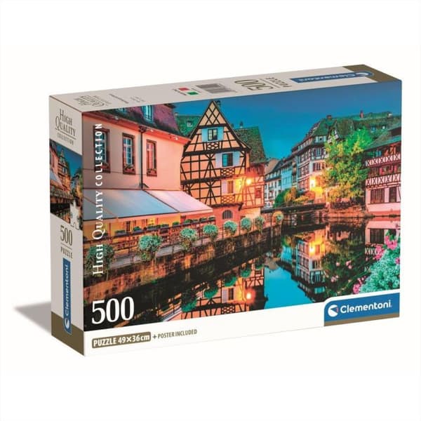 Strasbourg Gamla Stan 500 bitars pussel Clementoni