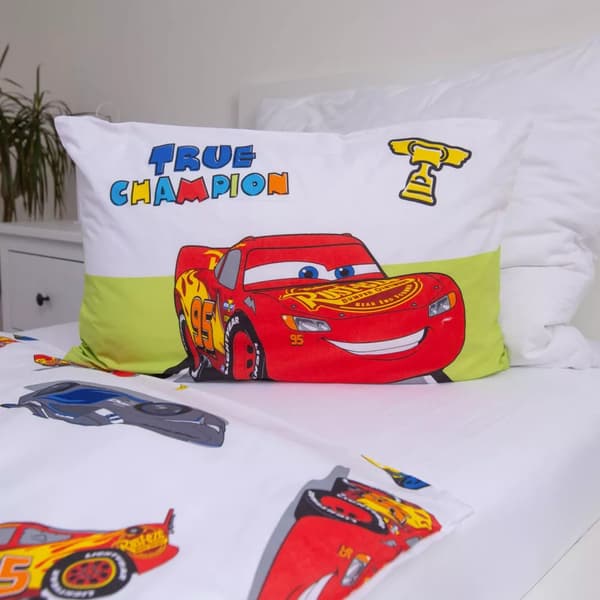 Disney Bilar Champion påslakanset / bäddset, 100×135 cm, 40×60 cm, bomull