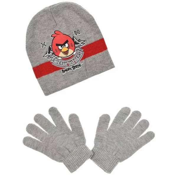 Angry Birds Heavy Hitters barnmössa och vantar set 52 cm