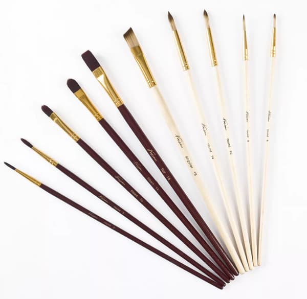 Colour Nassau Professionellt Penselset 10 delar