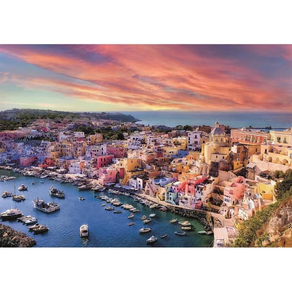 Cities Procida Island Italien 1500-bitars kompakt pussel Clementoni