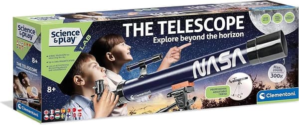 NASA Science & Play Clementoni teleskopsats 61x22 cm