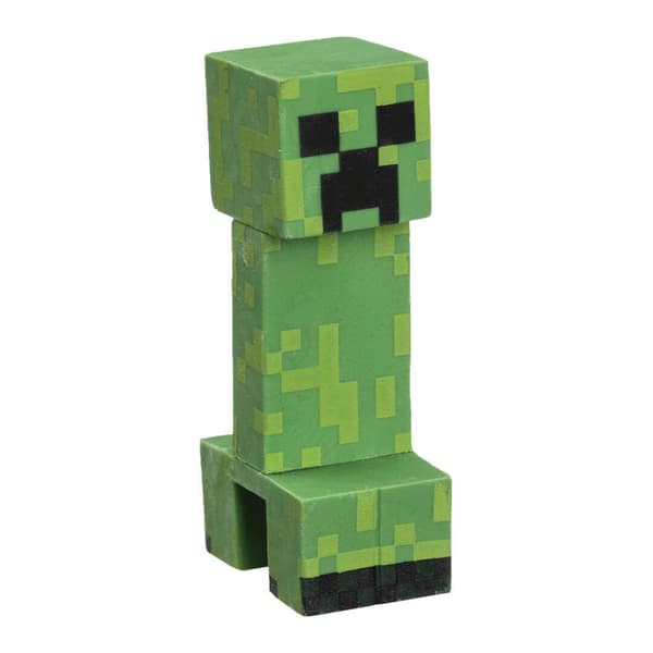 Minecraft grön 3D-form suddgummi Creeper