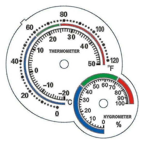 Hängbar och sittande babyhygrometer termometer inomhus hemtemperatur hygrometer