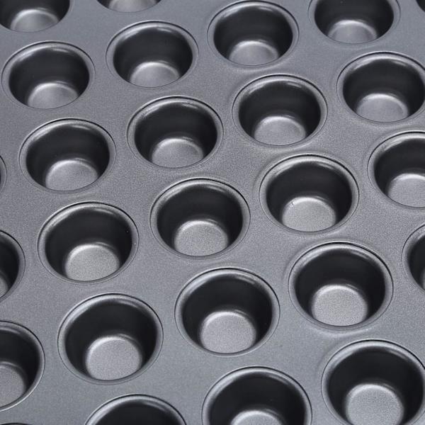 Muffinsform, Muffinsbricka, Mini Non-Stick Muffins Cupcake Bakform Mini Muffinsform för Saftiga Mini Muffins, Cupcakes, Platt, Non-Stick