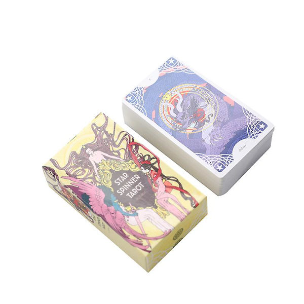 Star Spinner Tarot engelsk versjon Borddekk Tarot Oracle Card Moro å spille（1，Multicolor）