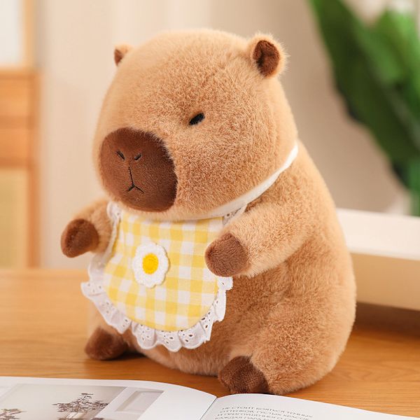 30cm/40cm Capybara-pehmolelut, lapsille rumat ja söpöt täytetyt nuket, halattava tyyny irrotettavalla päänpeitteellä (40cm, 5)