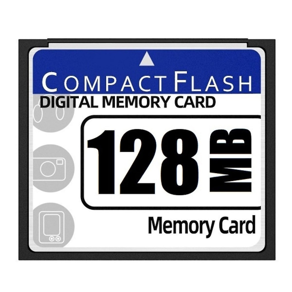 128 MB Compact Flash-minnekort kompatibelt med kamera, reklamemaskin, industriell datamaskinbil