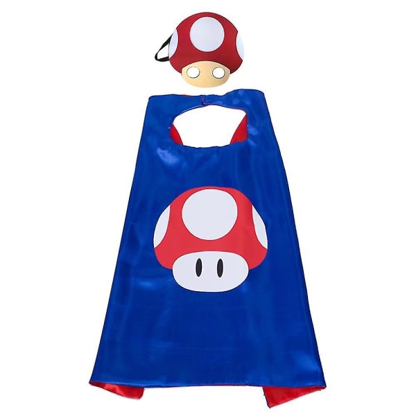 Tmall Super Mario Bros Cosplay Party Kostym Kappa & Ögonbindel Halloween Party Prydnadspresenter(6)