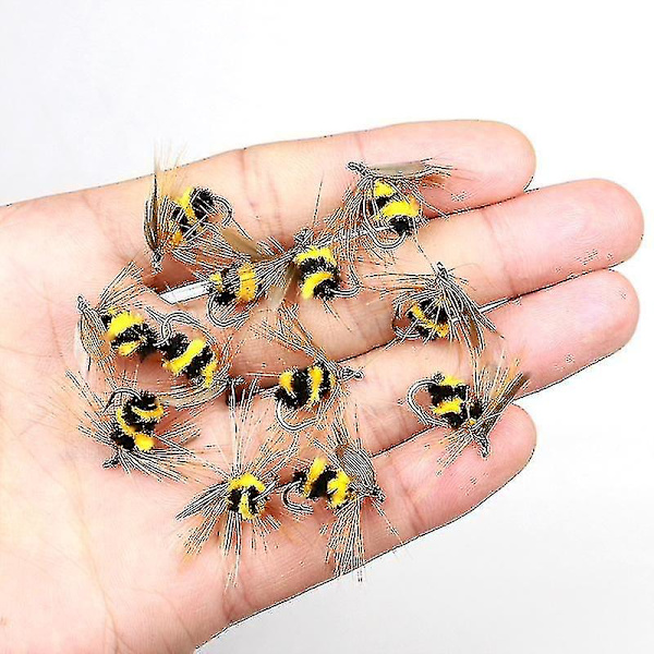 Bumble Bee Lure Fiske lokke Kunstig Insekter Agn Med10stk-15mm