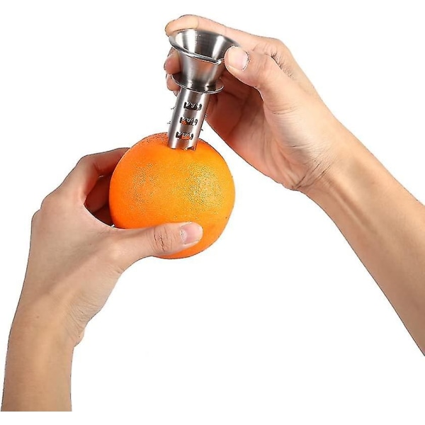 Manuell sitrusjuicer, appelsin sitron lime juicer Kjøkkenverktøy i rustfritt stål