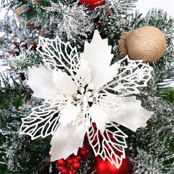 Julepynt, gaver, juleblomster, juletrepynt