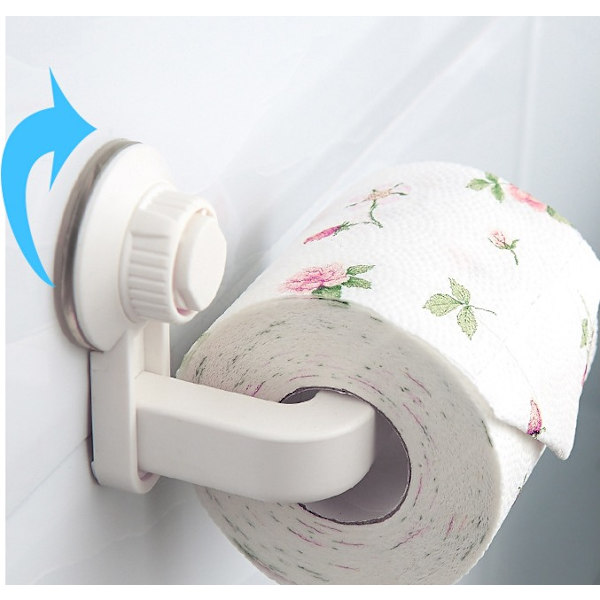 WC-paperi- ja talouspaperiteline imukupilla, rei'ittämätön paperiteline keittiöön, seinälle kiinnitettävä rullateline