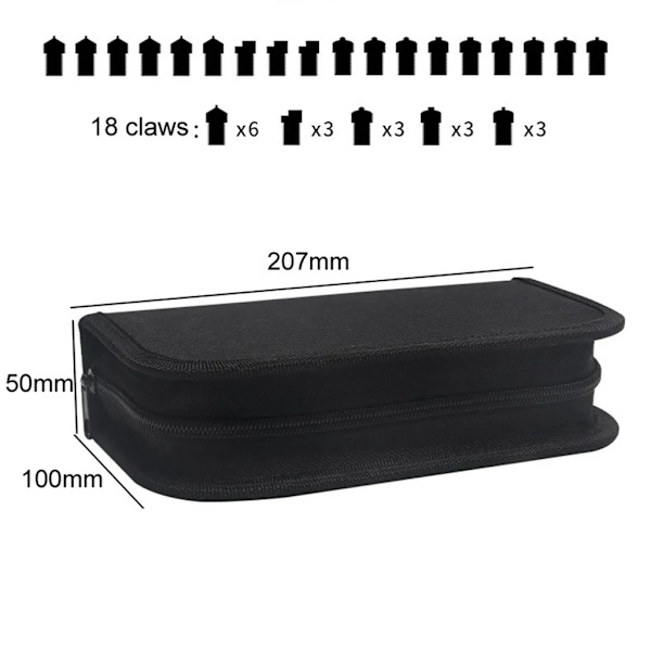 147-delars klockverktygssats, klockreparationssats, urmakarsverktyg, klockbaksidaöppnare, klockbatteribytesverktyg, professionell urmakarsats