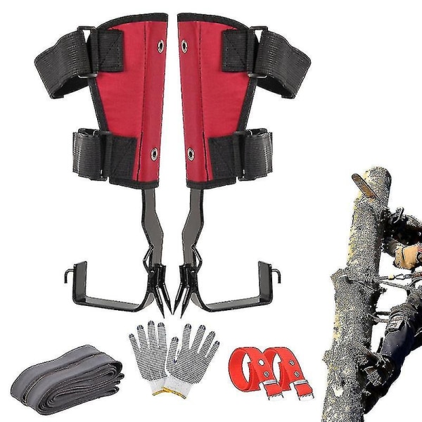 Tree Climbing S Set Tool med selebälte Justerbart för klättrare som loggar frukt