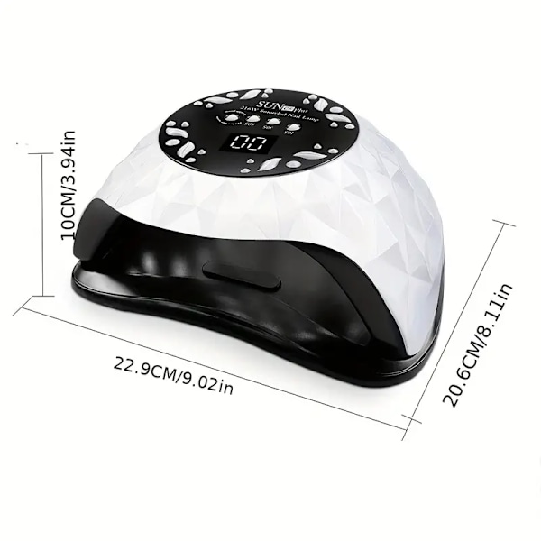 216W neglelak neglelampe LED/UV ingen sort hånd neglemaskine hurtig tørrende neglelak neglebagerlampe