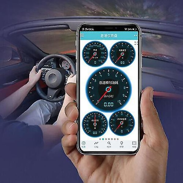 Scanner Bluetooth 4.0 Obd 2 Bildiagnosverktyg för Ios Andr-wl