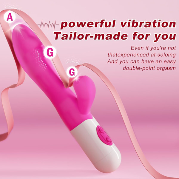 Vibrator Dildo til Kvinder, Voksen Sexlegetøj, G-Punkt Vibrator Klitorisstimulator, Vibrerende Stang til hendes Glæde, 10 Tilstande (Lilla)