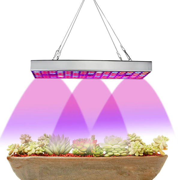 25W LED-växtlampa, LED-odlingslampa, fullspektrum-odlingslampa, tillväxtlampa, plantljus för inomhusväxter, grönsaker och blommor
