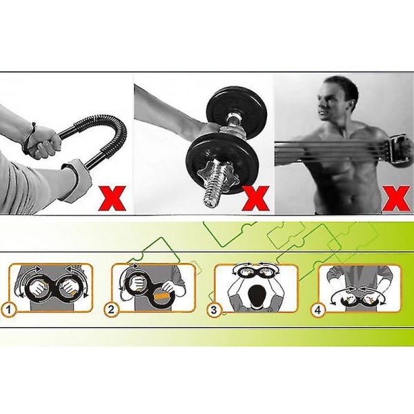 20 kg tunge grep håndgriper gym kraft fitness håndledd 8 form muskel underarm treningsutstyr