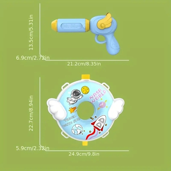 Børns rygsæk vandpistol legetøj, udtrækkelig stor kapacitet strandspil vandlegetøj, vandsprøjte pistol, sommerlegetøj