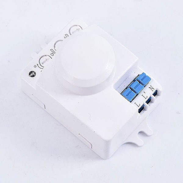 Mikroaaltoanturin kytkin 5,8 ghz Hf 220v Led 360 asteen tutkan liiketunnistin (1 PC, valkoinen)