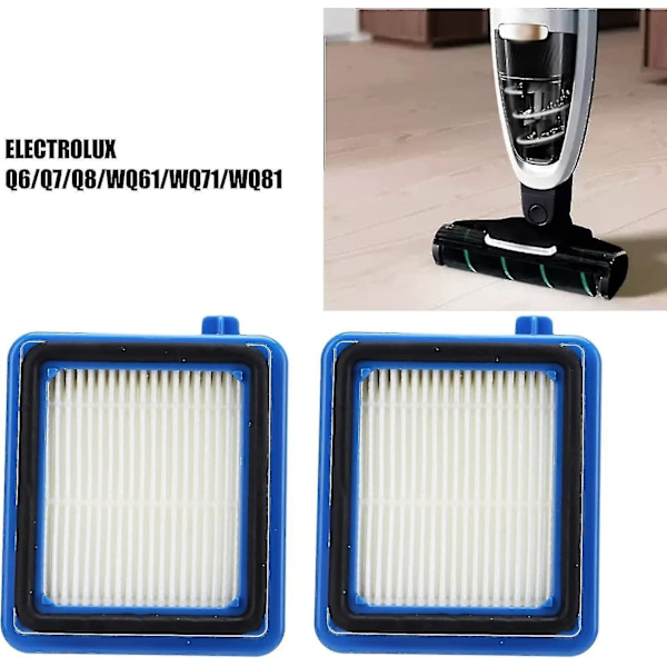 2 sarjan pölynimurin suodattimen varaosat Electrolux Q6 Q7 Q8 Wq61 Wq71 Wq81