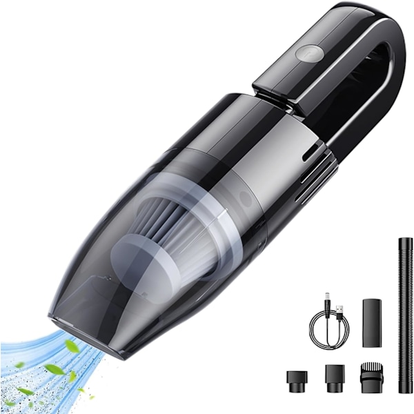 Handheld Vacuum ，Mini Portable Car Vacuum Cleaner Cordless，Powerful Handheld Vacuum Suction for Car Home and Office